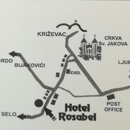 Hotel Rosabel Međugorje Kültér fotó
